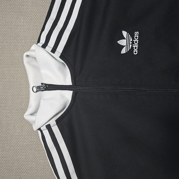 Adidas Track Jacket Youth Size Medium Black,Blue,White - Picture 8 of 15